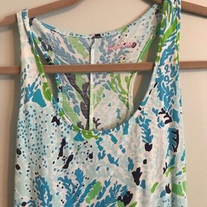 Lilly Pulitzer Flowy Razor Back Scoop Neck
